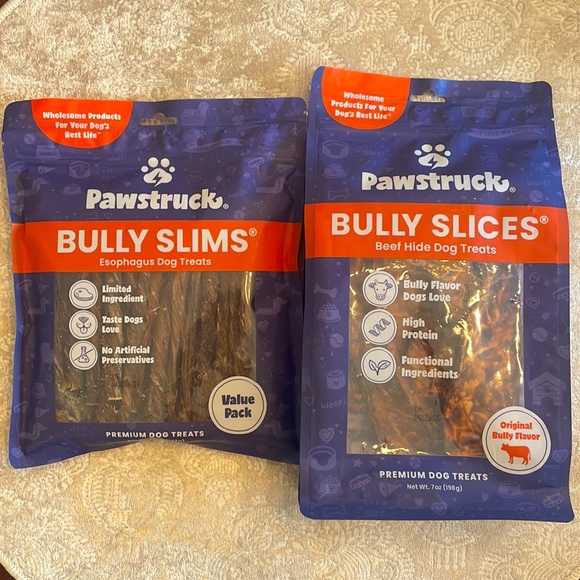 Pawstruck Dog Brand New Pawstruck Bully Slices Bully Slims Beef